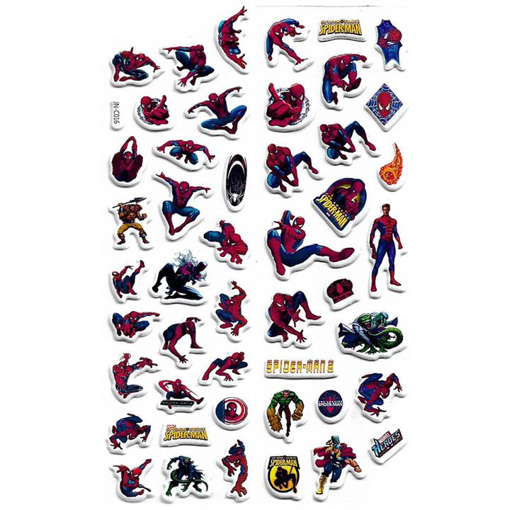 استیکر کودک طرح مرد عنکبوتی مدل spider man - C016